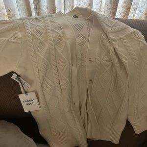 aritzia sunday best lamora cardigan
